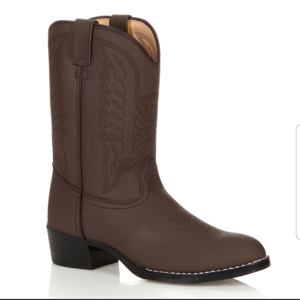 BOYS COWBOY BOOTS SIZE 10 LIKE NEW